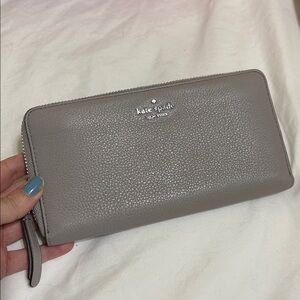 Kate Spade Taupe Leather Wallet